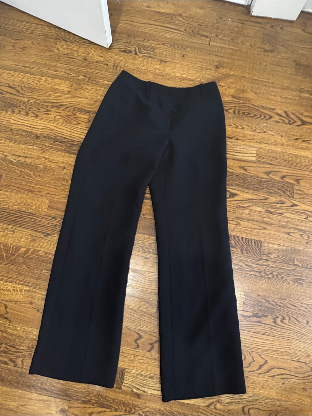 Tahari Black Wide-Leg Dress Pants
